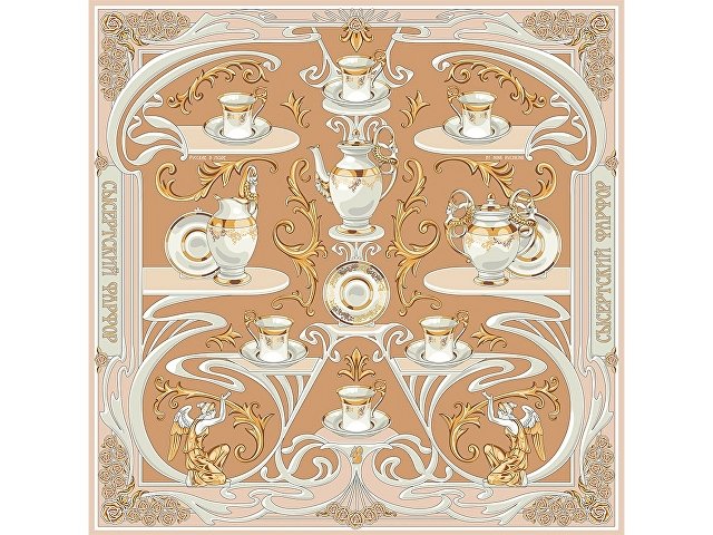 Платок &laquo;Сысертский фарфор&raquo; (K94910)