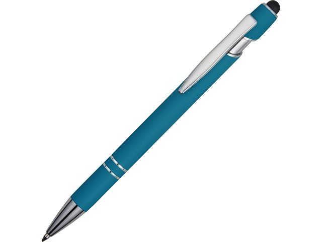 K18381.22 - Ручка-стилус металлическая шариковая «Sway» soft-touch