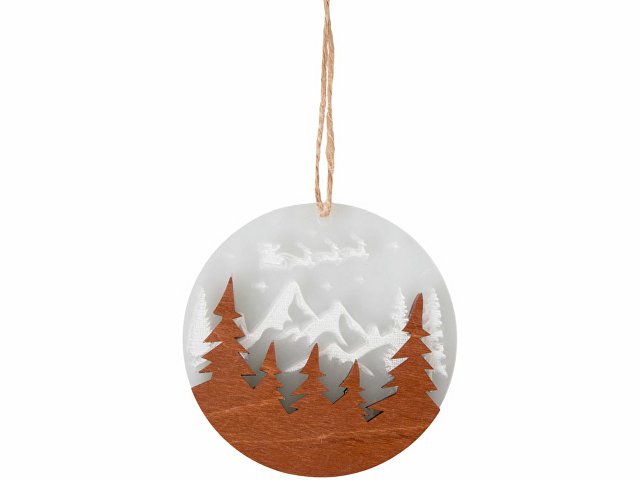 Деревянная подвеска на елку «Christmas» (K625378)