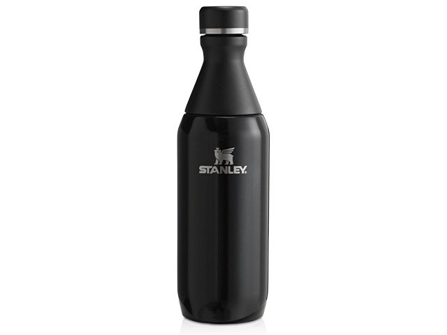 Бутылка для воды Stanley All Day Slim объемом 350 мл - черный глянцевый (K10088390)