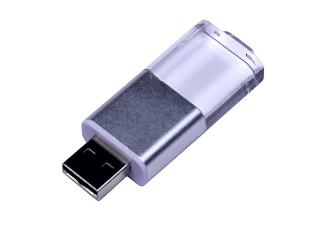 USB 2.0- флешка промо на 16 Гб прямоугольной формы, выдвижной механизм (K6580.16.06)