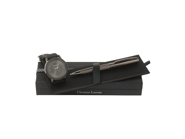 Подарочный набор Capline: часы наручные мужские, ручка шариковая (KLPBM561)