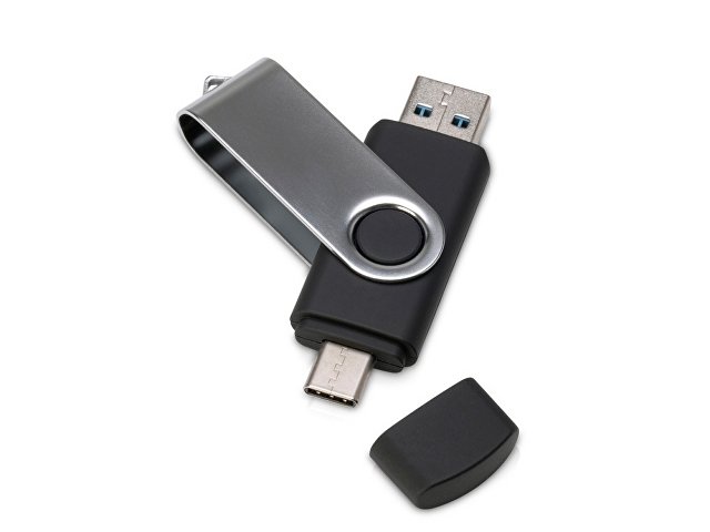 USB3.0/USB Type-C флешка на 32 Гб «Квебек C» (K6202.07.32)