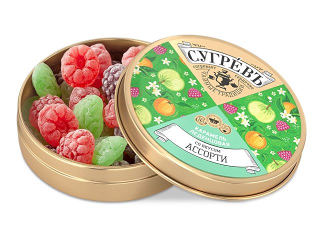 Карамель леденцовая, ассорти в банке (K700579)