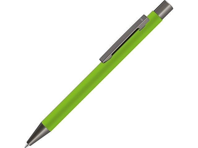 K187927.09 - Ручка металлическая шариковая «Straight Gum» soft-touch с зеркальной гравировкой