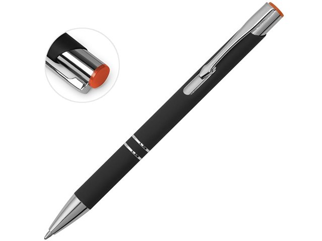 K11579.08 - Ручка металлическая шариковая «Legend Mirror Gum» soft-touch