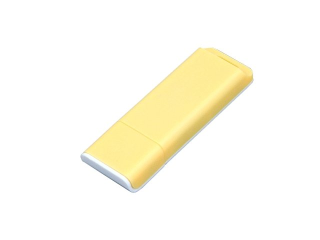 K6013.64.04 - USB 2.0- флешка на 64 Гб с оригинальным двухцветным корпусом