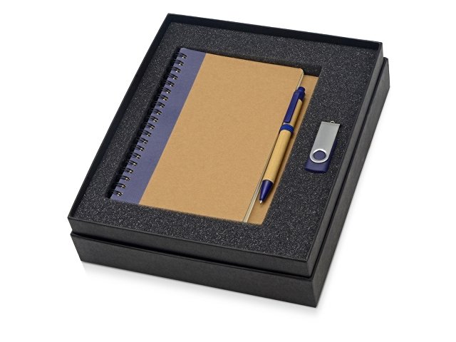 K700321.02 - Подарочный набор Essentials с флешкой и блокнотом А5 с ручкой