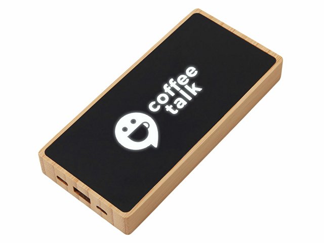 Внешний аккумулятор с подсветкой лого и солнечной панелью «Reedia S1», 10000 mAh (K5910967)
