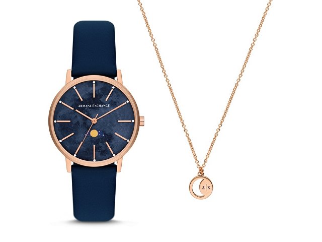 Подарочный набор: часы наручные женские с браслетом (K78619)