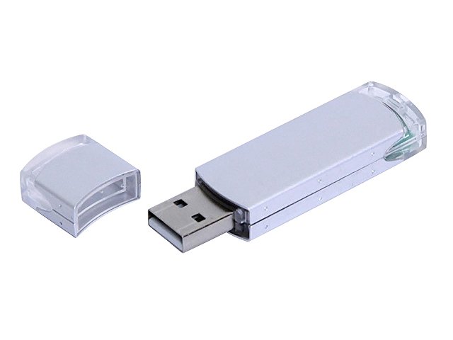 USB 2.0- флешка промо на 16 Гб прямоугольной классической формы (K6014.16.00)