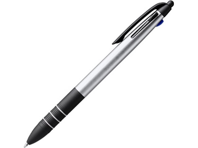 KBL8098S1251 - Ручка пластиковая шариковая SANDUR с чернилами 3-х цветов
