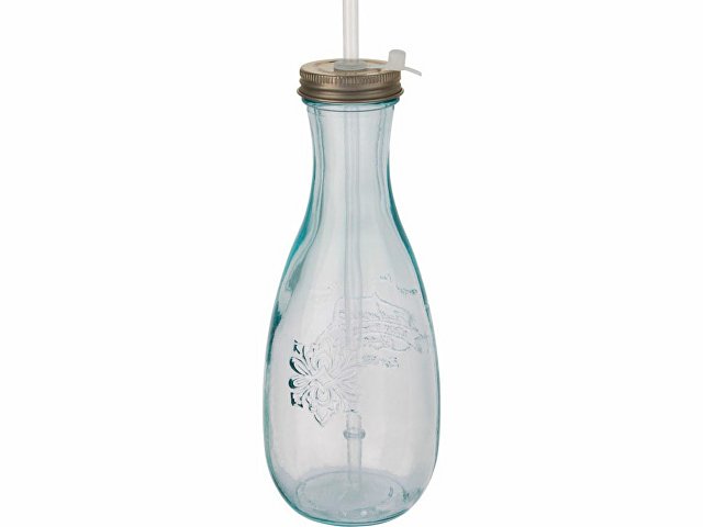 Бутылка с соломинкой «Polpa» из переработанного стекла (K11325401)