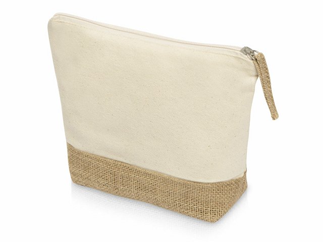 Косметичка «Jute» из хлопка и джута (K932419)