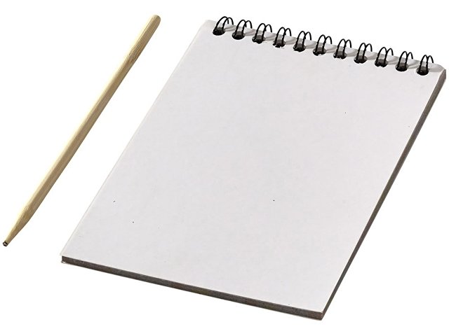 Цветной набор «Scratch»: блокнот, деревянная ручка (K10705500)