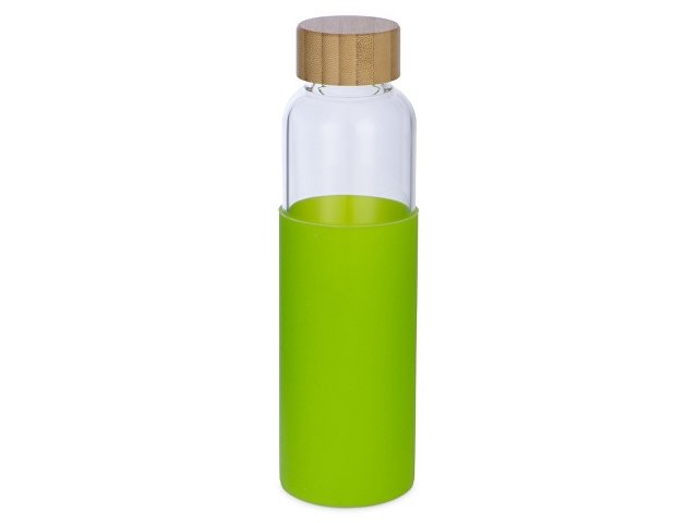 K887313 - Стеклянная бутылка для воды в силиконовом чехле «Refine»