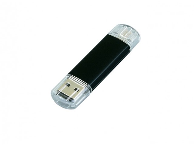 K6594.16.07 - USB 2.0/micro USB- флешка на 16 Гб