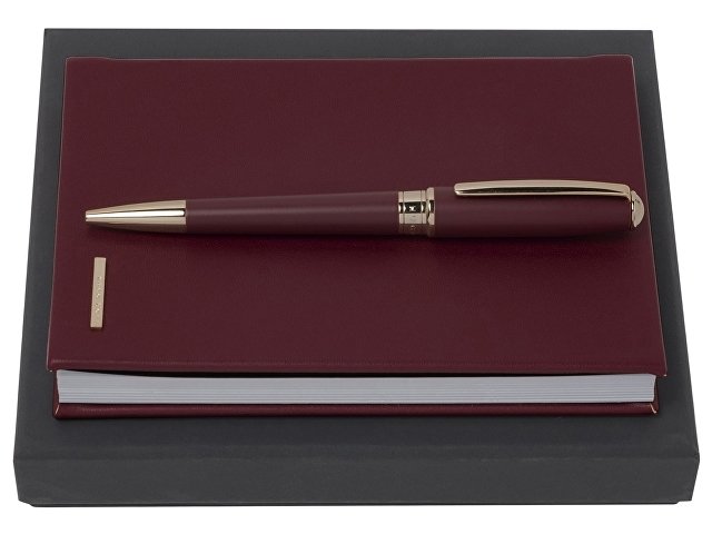 Подарочный набор Essential Lady: ручка шариковая, блокнот А6 (KHPBM707R)