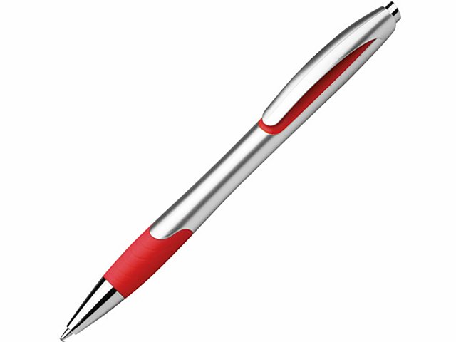 K81180-105 - Шариковая ручка с противоскользящим покрытием «MILEY SILVER»