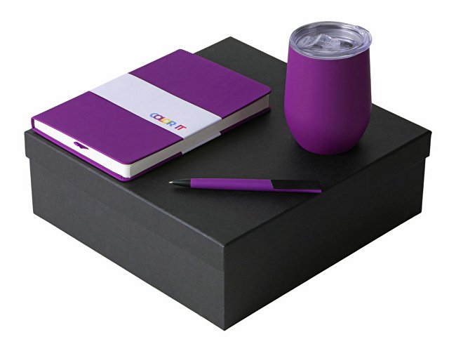 Подарочный набор «Color it» с блокнотом, пластиковой ручкой и термокружкой (K209836)