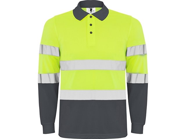 K9306HV23221 - Рубашка поло со светоотражающими полосами «Polaris» с длинным рукавом, мужская
