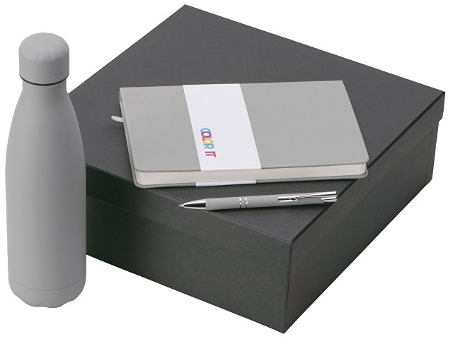 Подарочный набор «Color it» с блокнотом, металлической ручкой и термобутылкой (K350087.06)