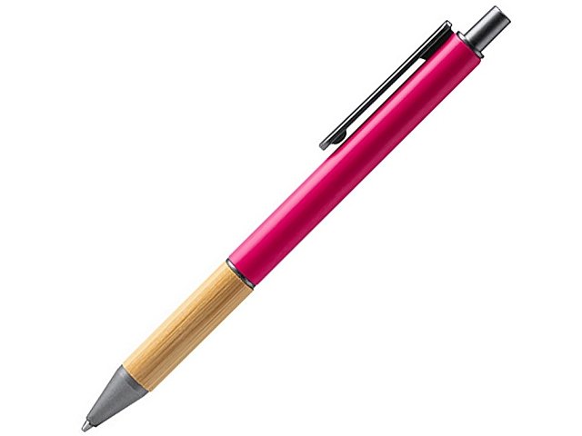 KBL7982TA49 - Ручка шариковая металлическая с бамбуковой вставкой PENTA