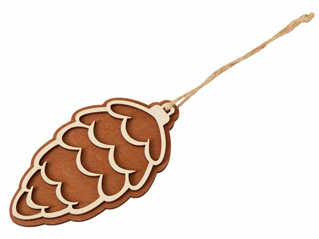 Деревянная подвеска на елку «Cedar» (K625372)