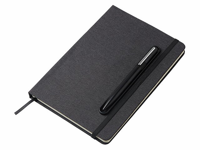 Блокнот А5 «NotaBene» с металлической шариковой ручкой и подставкой для телефона (K180938.01)