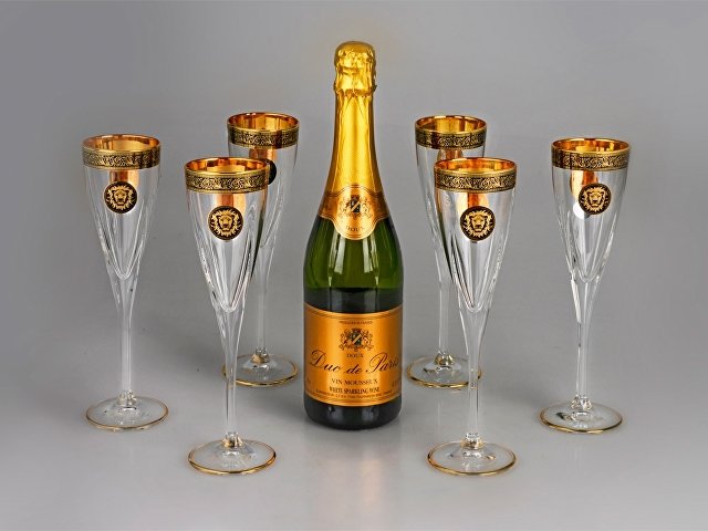 Набор бокалов для шампанского «Сила льва» (K685026)