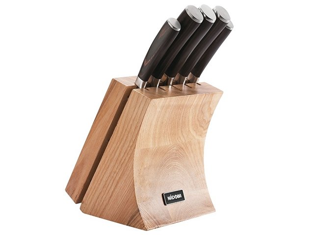 Набор из 5 кухонных ножей и блока для ножей с ножеточкой «DANA» (K247515)