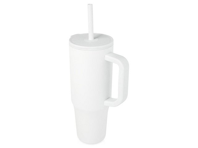 Герметичная термокружка «Brady» с силиконовой трубочкой, переработанная сталь, 900 мл (K10086701)