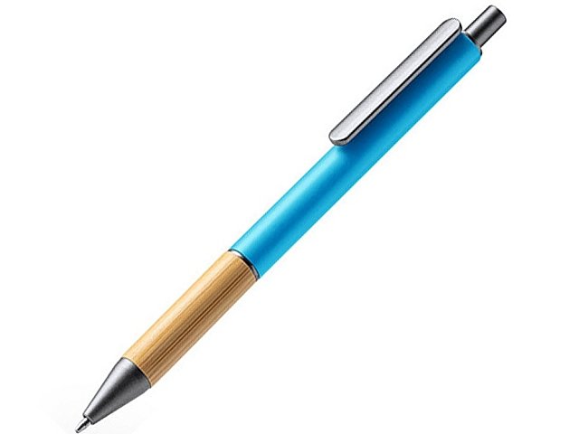 KBL7982TA242 - Ручка шариковая металлическая с бамбуковой вставкой PENTA