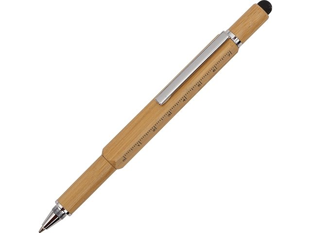Ручка-стилус из бамбука «Tool» с уровнем и отверткой (K10601108)