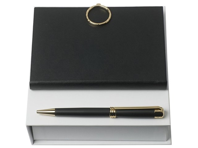 Подарочный набор Boucle Noir: ручка шариковая, блокнот А6 (KRPBM829A)
