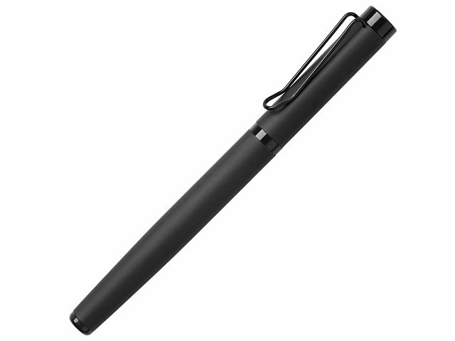 Металлическая ручка роллер «Black Lama» soft-touch (K180998)