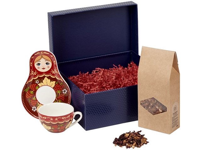 K94826 - Подарочный набор: чайная пара, чай Глинтвейн