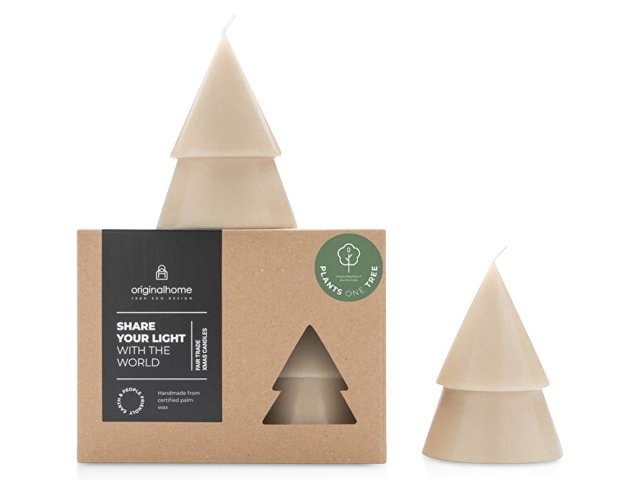 Рождественская елочная свеча матча, M (K12632402)