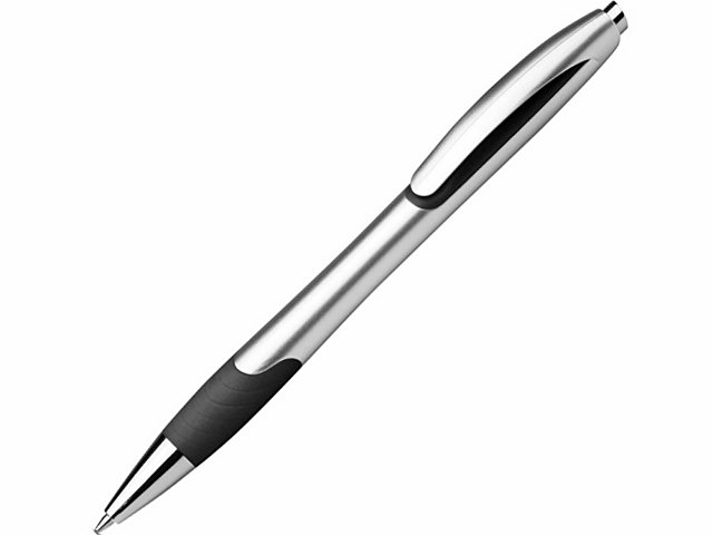 K81180-103 - Шариковая ручка с противоскользящим покрытием «MILEY SILVER»
