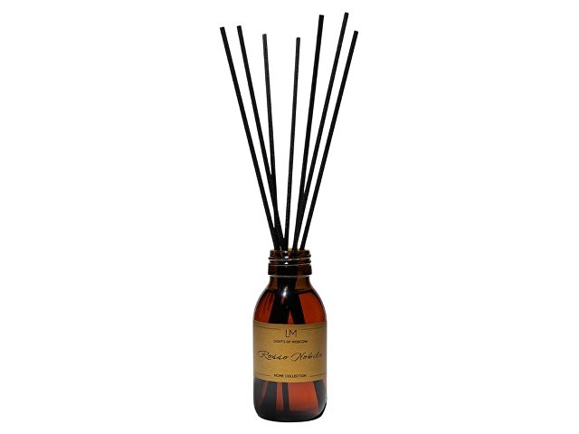 Ароматический диффузор с палочками, Россо: апельсин и клубника, дуб, 100 мл (K268805)