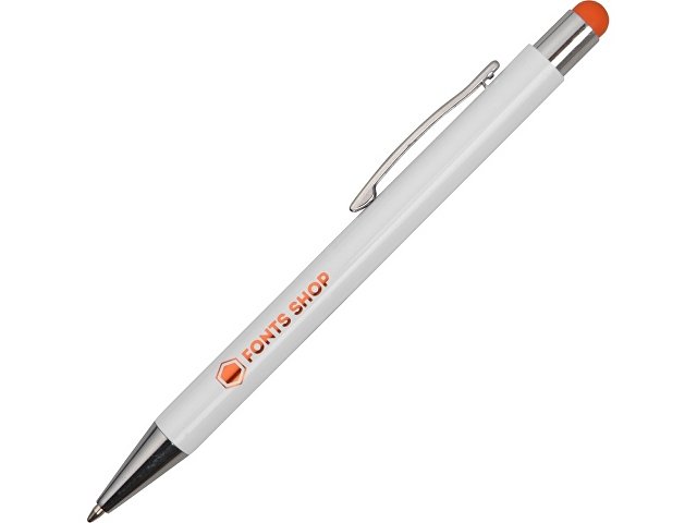Ручка металлическая шариковая «Flowery» со стилусом (K11314.13p)