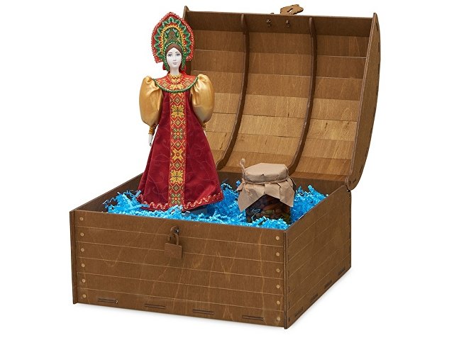 Подарочный набор: кукла фарфоровая, мёд с миксом из орехов (K94749)