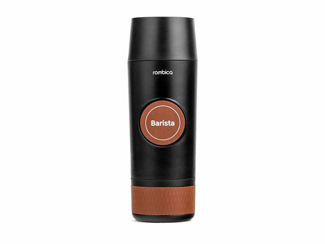 Портативная кофемашина «Barista» c быстрой зарядкой с логотипом Rombica (K595539.1p)