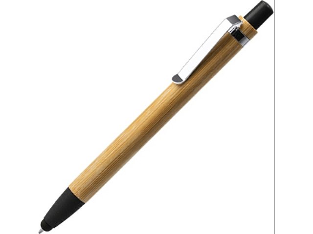 KBL8084TA02 - Ручка-стилус шариковая бамбуковая NAGOYA