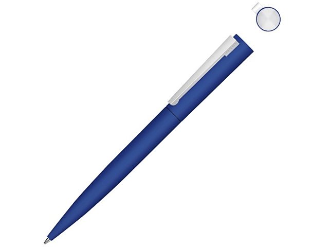 K187991.02 - Ручка шариковая металлическая «Brush Gum», soft-touch