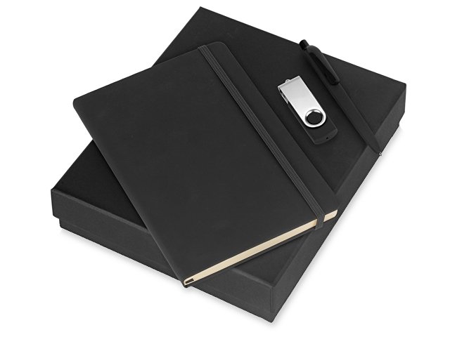 K700342.07 - Подарочный набор Vision Pro Plus soft-touch с флешкой, ручкой и блокнотом А5