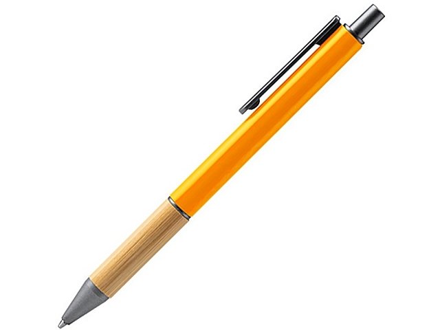 KBL7982TA31 - Ручка шариковая металлическая с бамбуковой вставкой PENTA