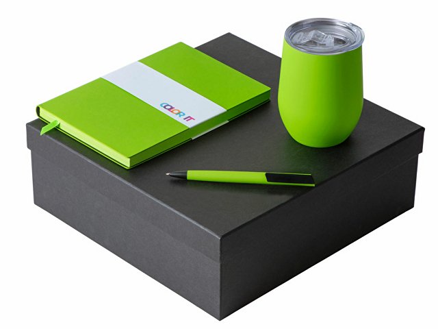 Подарочный набор «Color it» с блокнотом, пластиковой ручкой и термокружкой (K209820)
