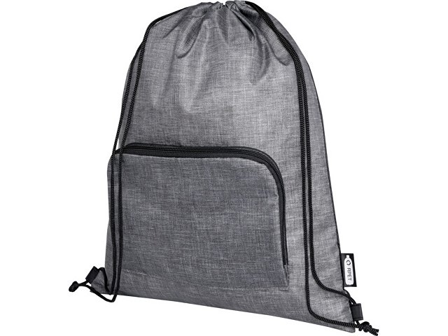 Складная сумка со шнурком «Ash» из переработанных материалов (K12064680)