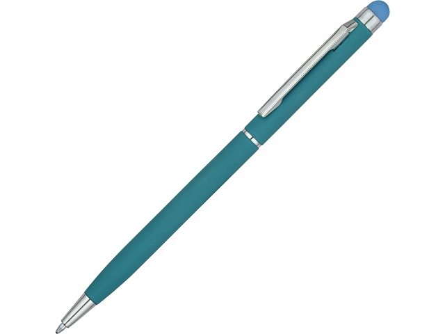 K18570.23 - Ручка-стилус металлическая шариковая «Jucy Soft» soft-touch